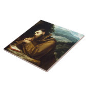 Saint Francis von Assisi Fliese (Seite)