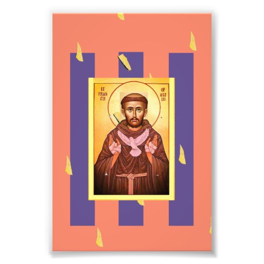 Saint Francis von Assisi Fotodruck (Vorne)