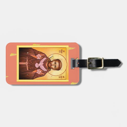 Saint Francis von Assisi Gepäckanhänger (Vorderseite horizontal)