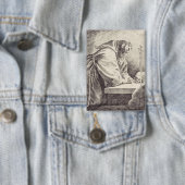 Saint Francis von Assisi Gründer des Franziskaners Button (Insitu)