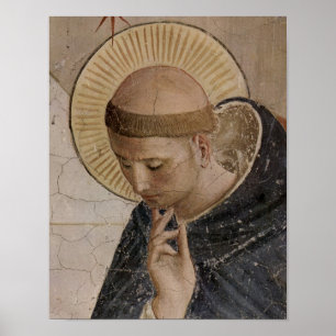 Saint Francis von Assisi in Contemplation Poster