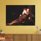 Saint Francis von Assisi in Ecstasy von Caravaggio Leinwanddruck (Insitu (Wohnzimmer))
