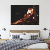 Saint Francis von Assisi in Ecstasy von Caravaggio Leinwanddruck (Insitu (Schlafzimmer))