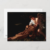 Saint Francis von Assisi in Ecstasy von Caravaggio Postkarte (Vorne/Hinten)