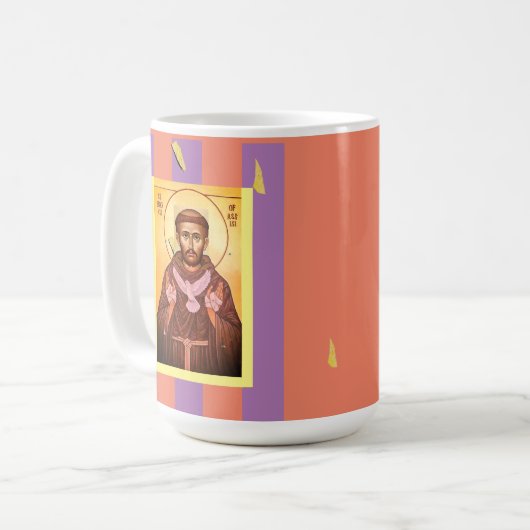 Saint Francis von Assisi Kaffeetasse (Vorderseite Links)