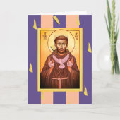 Saint Francis von Assisi Karte (Vorderseite)