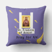 Saint Francis von Assisi Kissen (Rückseite)
