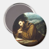 Saint Francis von Assisi Magnet (Vorderseite/Rückseite)