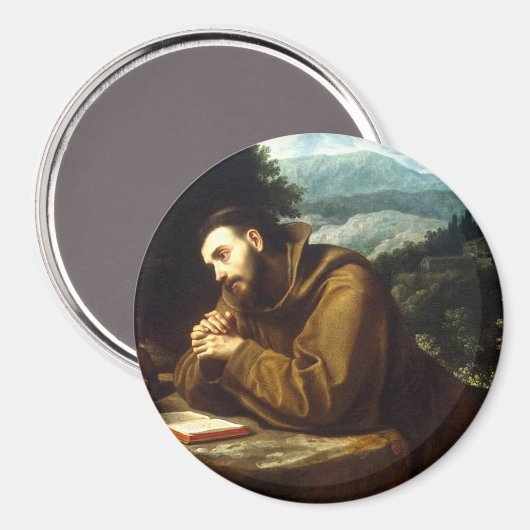 Saint Francis von Assisi Magnet (Vorderseite/Rückseite)