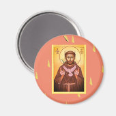 Saint Francis von Assisi Magnet (Vorderseite/Rückseite)