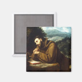 Saint Francis von Assisi Magnet (Vorderseite/Rückseite)
