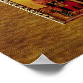 Saint Francis von Assisi Mittelalterliche Ikonogra Poster (Ecke)