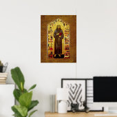 Saint Francis von Assisi Mittelalterliche Ikonogra Poster (Heimbüro)