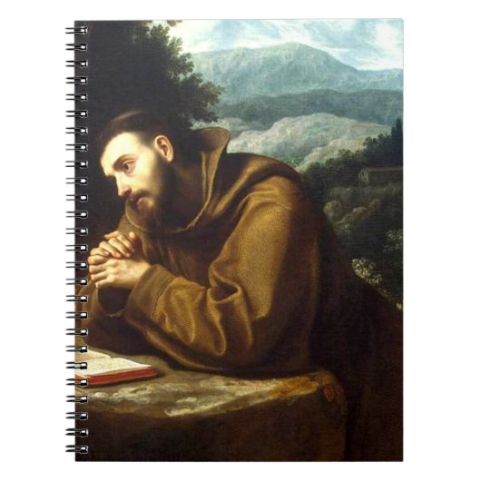 Saint Francis von Assisi Notizblock (Vorderseite)