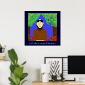 Saint Francis von Assisi Poster (Heimbüro)