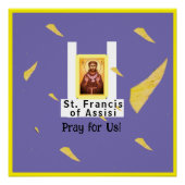 Saint Francis von Assisi Poster (Vorderseite)