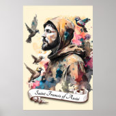 Saint Francis von Assisi Poster (Vorne)