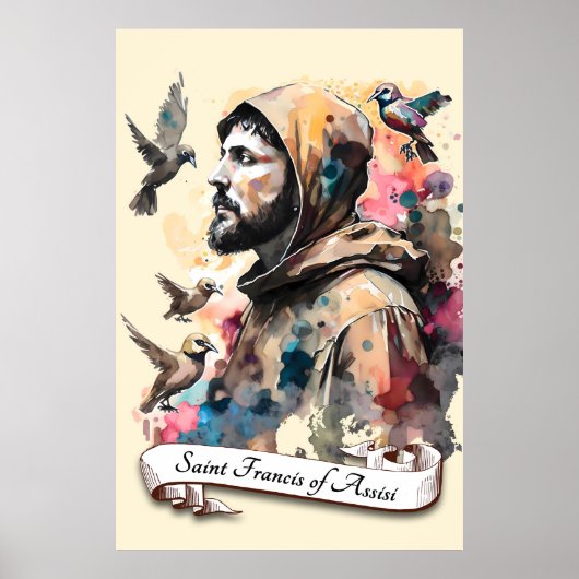 Saint Francis von Assisi Poster (Vorne)