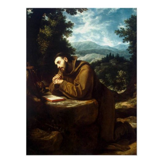 Saint Francis von Assisi Poster (Vorderseite)