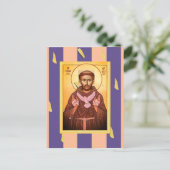 Saint Francis von Assisi Postkarte (Stehend Vorderseite)