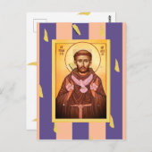 Saint Francis von Assisi Postkarte (Vorne/Hinten)