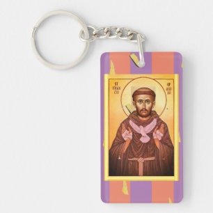 Saint Francis von Assisi Schlüsselanhänger