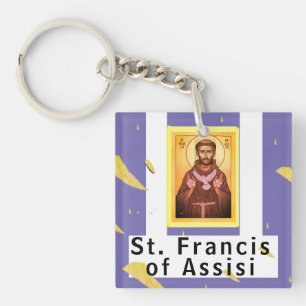 Saint Francis von Assisi Schlüsselanhänger