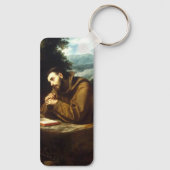 Saint Francis von Assisi Schlüsselanhänger (Rückseite)