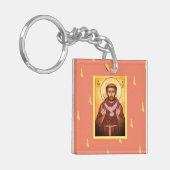 Saint Francis von Assisi Schlüsselanhänger (Vorderseite links)
