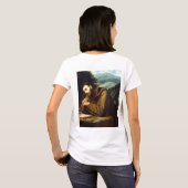 Saint Francis von Assisi T-Shirt (Schwarz voll)