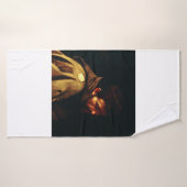 Saint Francis von Assisi von Caravaggio Badehandtuch (Badehandtuch)