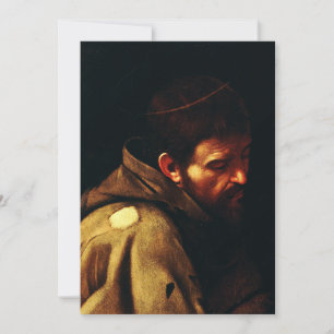 Saint Francis von Assisi von Caravaggio Einladung