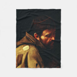 Saint Francis von Assisi von Caravaggio Fleecedecke