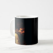 Saint Francis von Assisi von Caravaggio Kaffeetasse (Vorderseite Links)