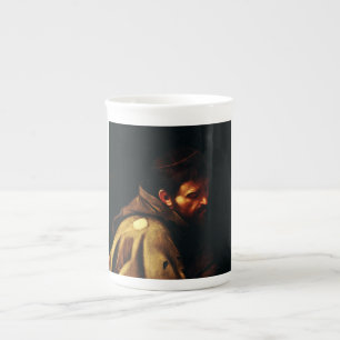 Saint Francis von Assisi von Caravaggio Porzellantasse