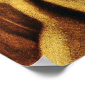 Saint Francis von Assisi von Caravaggio Poster (Ecke)