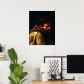Saint Francis von Assisi von Caravaggio Poster (Heimbüro)