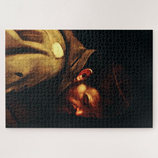 Saint Francis von Assisi von Caravaggio Puzzle (Horizontal)