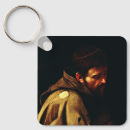 Saint Francis von Assisi von Caravaggio Schlüsselanhänger