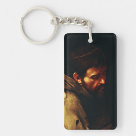 Saint Francis von Assisi von Caravaggio Schlüsselanhänger