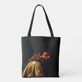 Saint Francis von Assisi von Caravaggio Tasche (Rückseite)