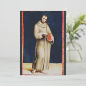 Saint Francis von Assisi von Raphael Dankeskarte (Stehend Vorderseite)