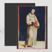 Saint Francis von Assisi von Raphael Dankeskarte (Vorne/Hinten)