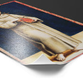 Saint Francis von Assisi von Raphael Fotodruck (Ecke)