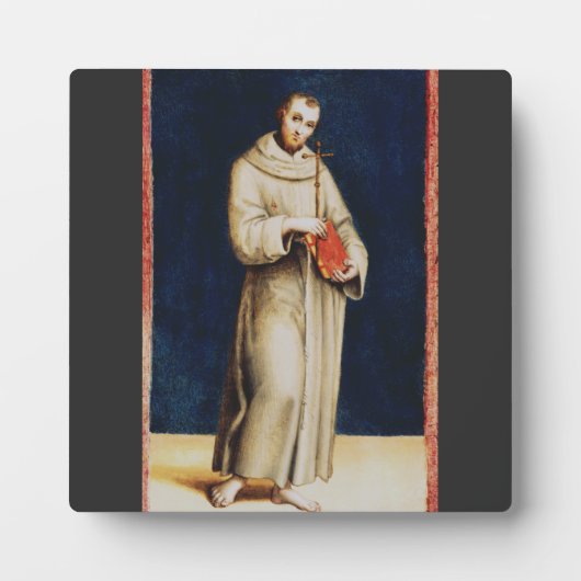 Saint Francis von Assisi von Raphael Fotoplatte (Vorderseite)