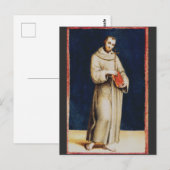 Saint Francis von Assisi von Raphael Postkarte (Vorne/Hinten)