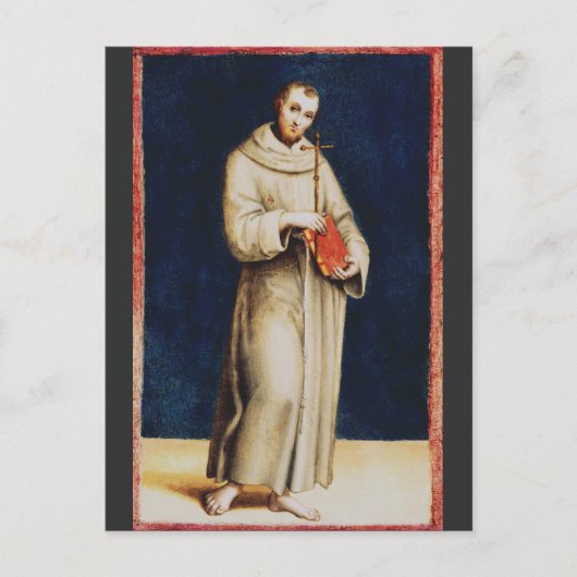 Saint Francis von Assisi von Raphael Postkarte (Vorderseite)