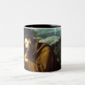 Saint Francis von Assisi Zweifarbige Tasse (Mittel)