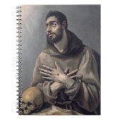 Saint Francis von El Greco Notizblock (Vorderseite)