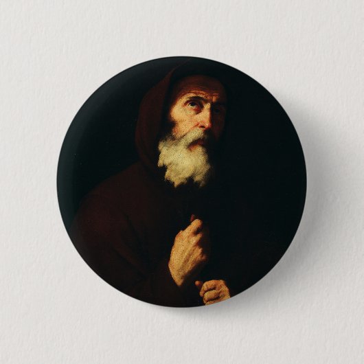 Saint Francis von Paola Button (Vorderseite)